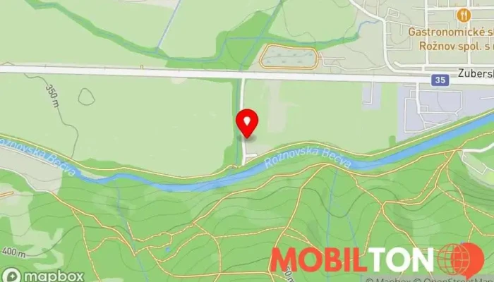 mapa CYKLOREST U VODY aneb U Jedné stopy Restaurace v Meziříčská 2848