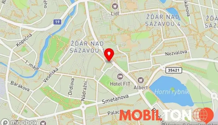 mapa CZC Prodej elektroniky, Prodej mobilních telefonů, Prodejna počítačových potřeb, Prodej výpočetní techniky v nám. Republiky 75/2