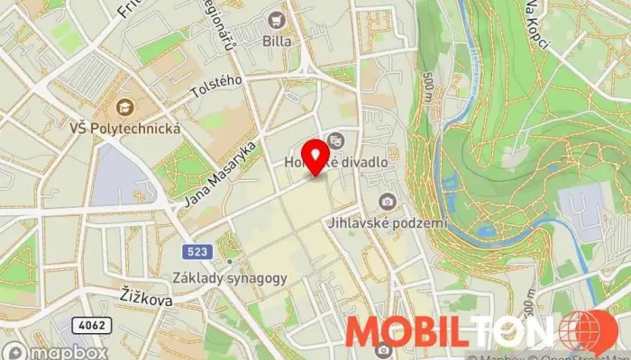 mapa CZC Prodej elektroniky, Prodej mobilních telefonů, Prodejna počítačových potřeb, Prodej výpočetní techniky v Husova 1328/1