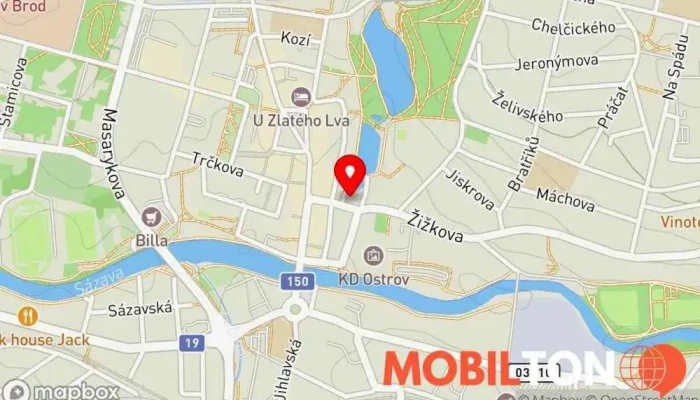 mapa CZC.cz Prodej elektroniky, Prodej mobilních telefonů, Prodejna počítačových potřeb, Prodej výpočetní techniky v Žižkova 35