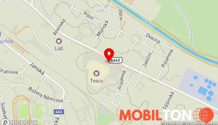 mapa CZC.cz Prodej elektroniky, Prodej mobilních telefonů, Prodejna počítačových potřeb, Prodej výpočetní techniky v Těšínská 2672/42