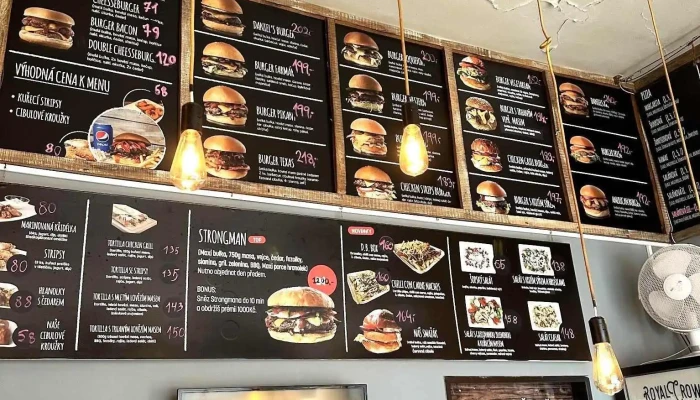 Daniels Pub Burger Menu - Náměstí Bedřicha Hrozného 183