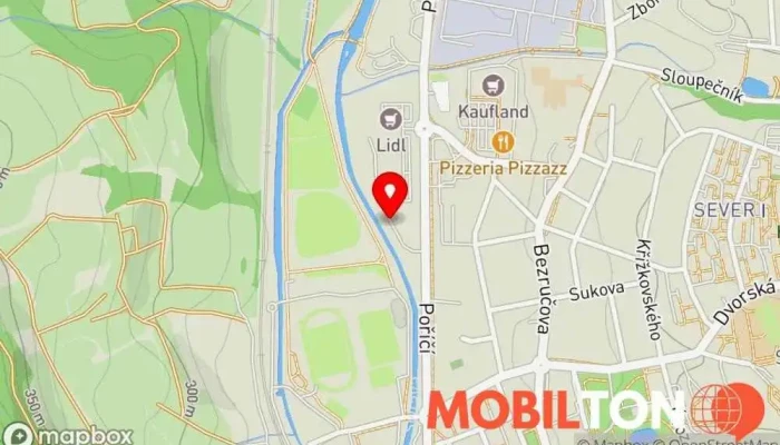 mapa DATART Blansko Prodej elektroniky, Prodej domácích spotřebičů, Prodej mobilních telefonů v Poříčí 2609