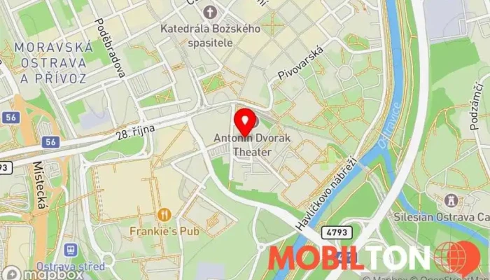 mapa Debraine Plus Opravna mobilních telefonů v Moravská Ostrava a Přívoz