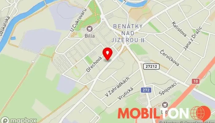 mapa DHL Service Point Locker - AlzaBox Benátky nad Jizerou - Pražská (ComKo) Doručovací box, Logistické služby, Poštovní služby, Poštovní a doručovací služba, Doručovací společnost, Přepravní služba v Pražská 676