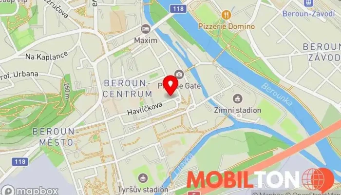mapa DIGISAT Prodej elektroniky, Prodejna v Havlíčkova 178