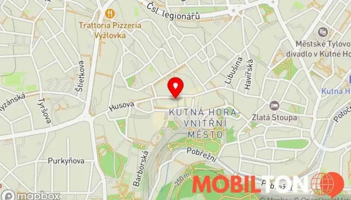 mapa Dobrá Menu Restaurace v Vnitřní Město