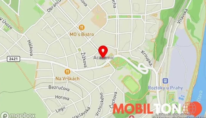 mapa Döner kebab Roztoky Obchod s kebabem v Tyršovo nám. 1733