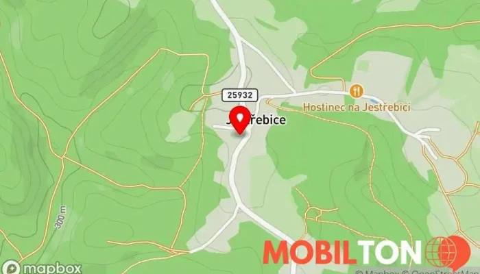 mapa Drákulova Krčma Restaurace v Dobřeň-Kokořín