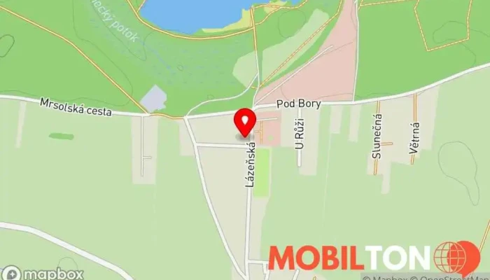 mapa Dřevák HMJJ Hospoda v Lázeňská 5