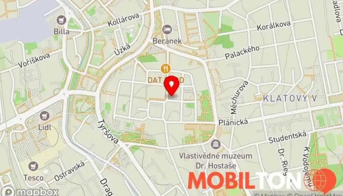mapa Elektro EBshop.cz U Bílé věže Prodej elektroniky v Křížová 162