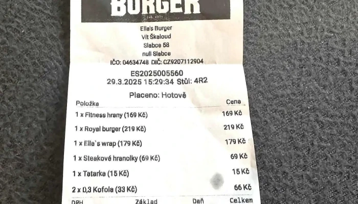 Ellas Burger Nejnovejsi - Palackého 72