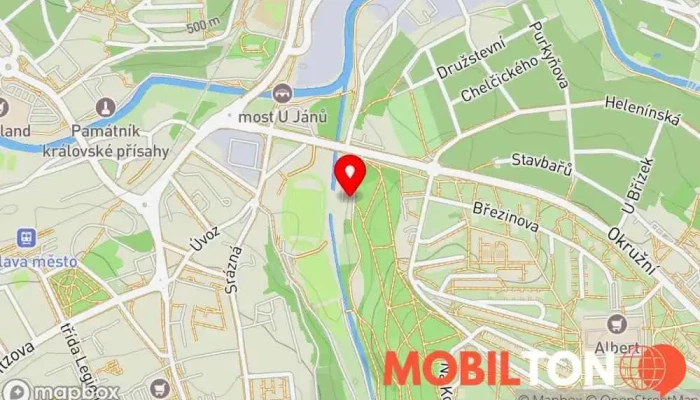 mapa Eskáčko Restaurace v Okružní 2