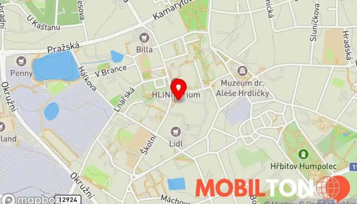 mapa fabrika HOTEL Konferenční a kongresové centrum, Hotel, Restaurace v Školní 511