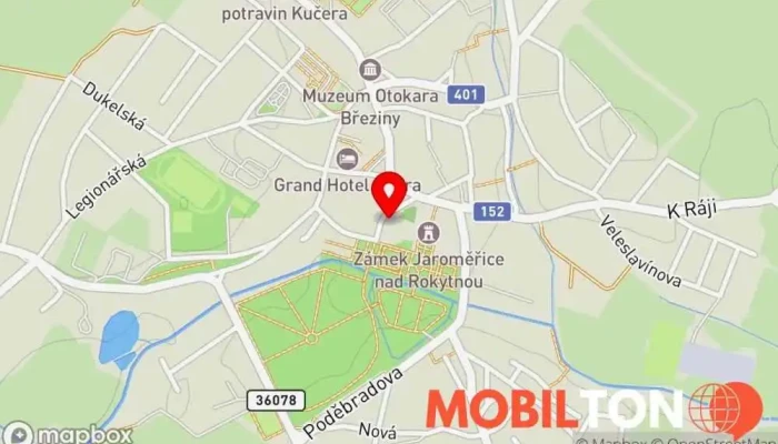 mapa Farní kavárna Boží kafe Kavárna v Helfertova