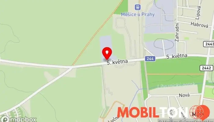 mapa FAST FOOD Měšice Rychlé občerstvení v Měšice-Líbeznice