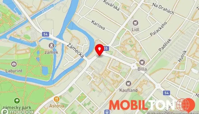 mapa FixMyiPhone Opravna mobilních telefonů v tř. Masarykova 132