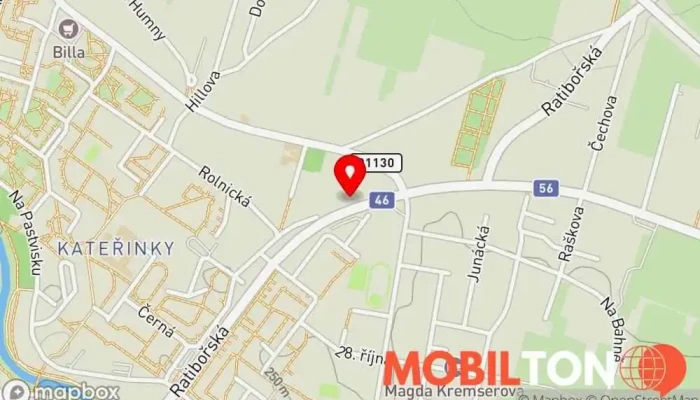 mapa FixThat.cz - Rychlé opravy telefonů, tabletů a PC Opravna mobilních telefonů v Ratibořská 110/117