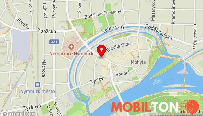mapa Formanka Restaurace v Nám. Přemyslovců 164/19