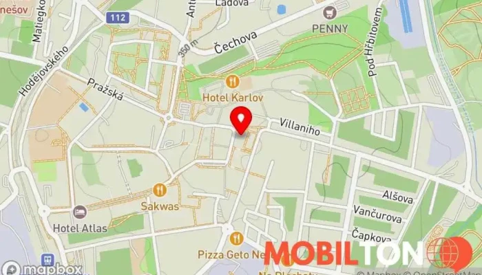 mapa Formanka U Zeleneho Stromu Pivní výčep v Malé nám. 1783