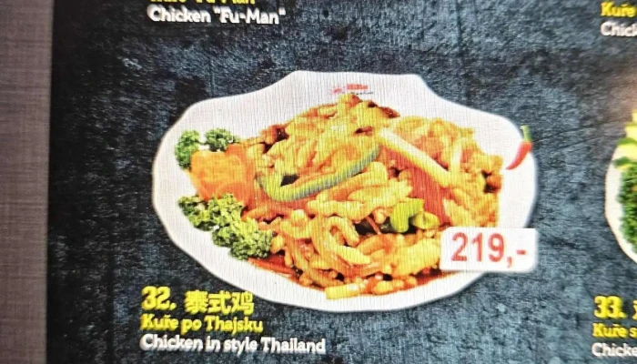 Fu Man Lou -  Menu - Rakovník Ii
