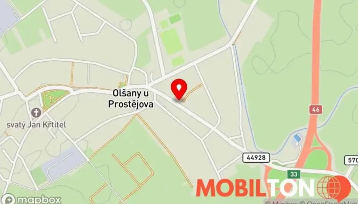 mapa Funkční telefon a notebook Opravna mobilních telefonů, Počítačové poradenství, Webdesigner v Olšany u Prostějova