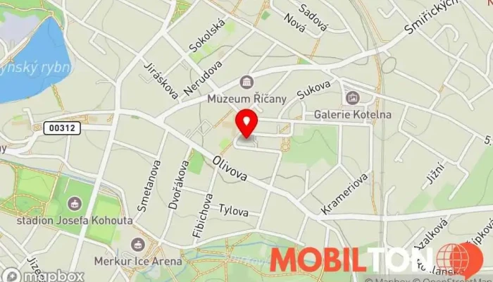 mapa Gabi Café - nadšení pro kávu Kavárna, Snídaňová restaurace v Komenského nám. 1910