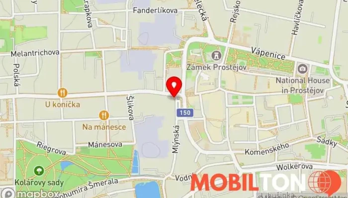 mapa GAMATECH Prodej mobilních telefonů v Plumlovská 4497