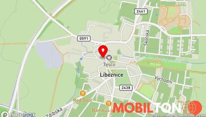 mapa Gastro Sten S.r.o. Restaurace v Mírové nám. 44