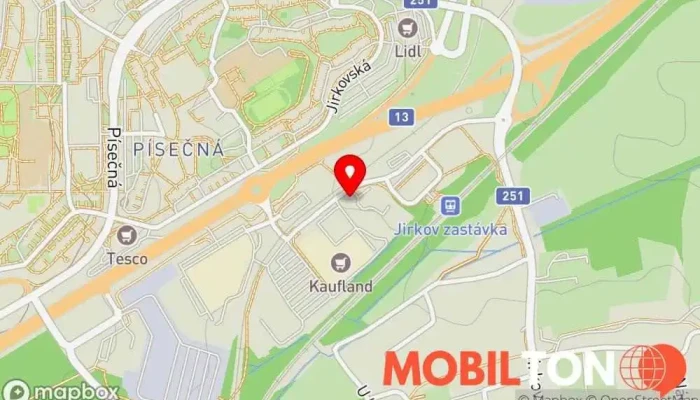 mapa Gia Kitchen Otvice Restaurace v Otvice-Jirkov 1