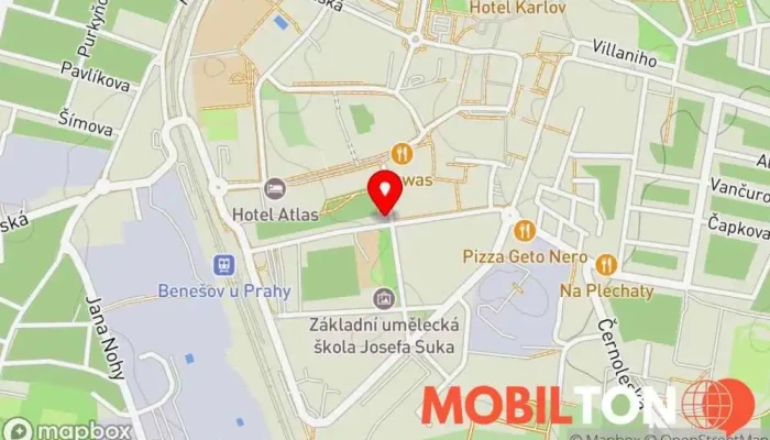 mapa Góvinda - jídelna a cukrárna Restaurace v Husova 464