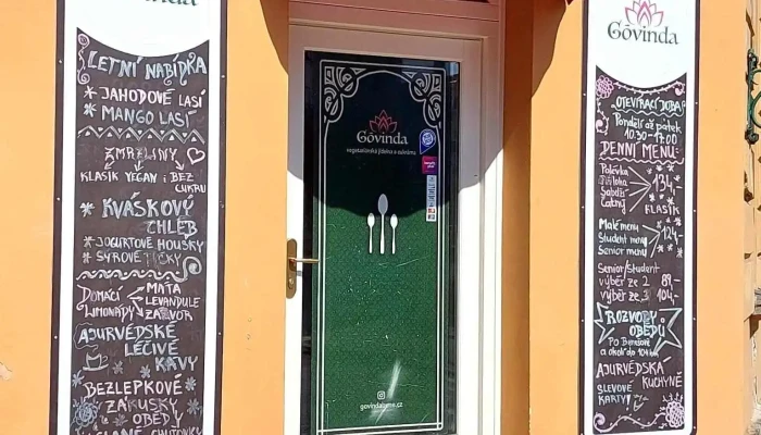 Govinda   Jidelna A Cukrarna Menu - Husova 464