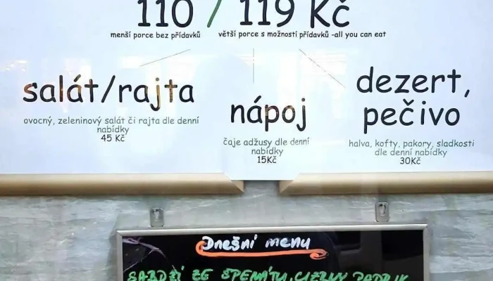 Govinda Palmovka Restaurace A Rozvoz Obedu Menu - Praha 8-palmovka