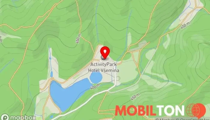 mapa Grand restaurant Restaurace v Všemina