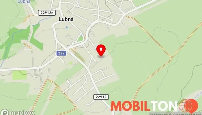 mapa Gril u Tomáše Restaurace v Lubná