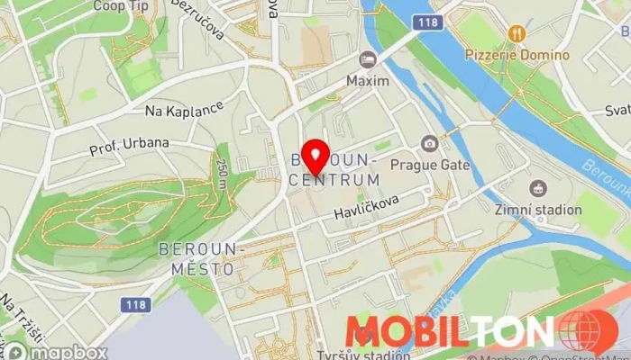 mapa Grill Burger Restaurace v Centrum