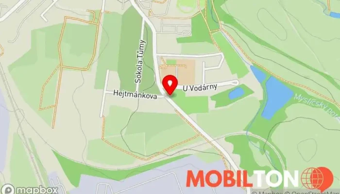 mapa Grosso Restaurant Restaurace v U Vodárny 2215