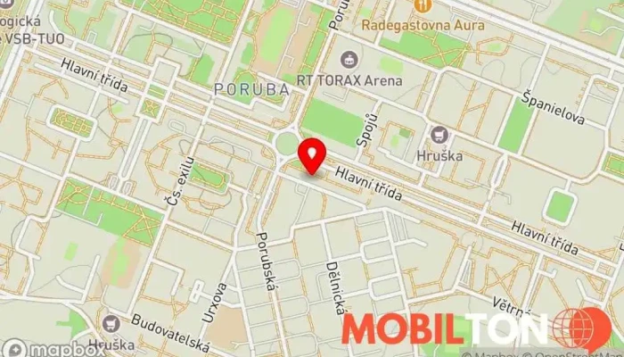 mapa GSM-Market.cz Prodej mobilních telefonů, Prodej domácích spotřebičů v Hlavní tř. 1016