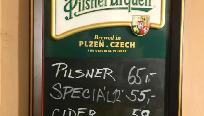 Guinness Music Bar Grill Menu - Šultysova 172