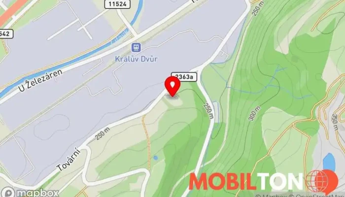 mapa Haso Computer S.r.o. - Králův Dvůr Prodej elektroniky v Tovární