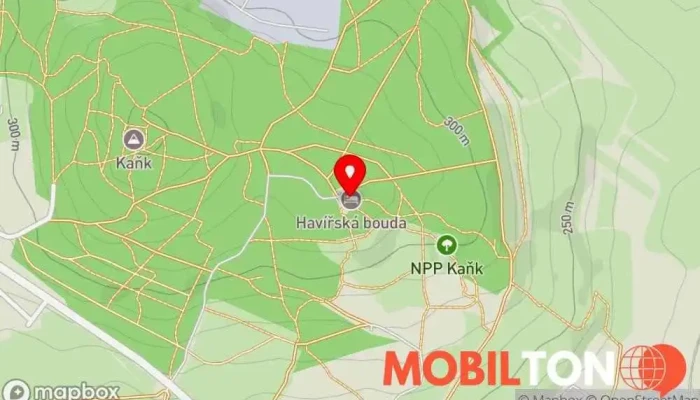 mapa Havířská Bouda Restaurace, Ubytování pod střechou v Sedlec 35