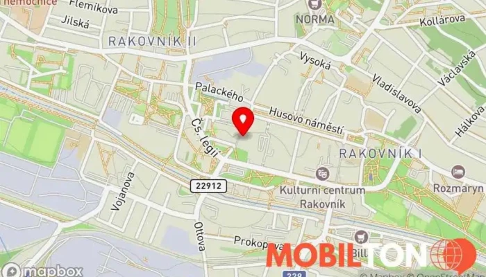 mapa H+H Coffee Bistro Restaurace v Rakovník I