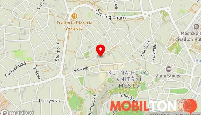 mapa Hindická restaurace Restaurace v Vnitřní Město