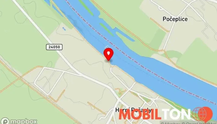 mapa Horní Počapl- Rychlé občerstvení v 