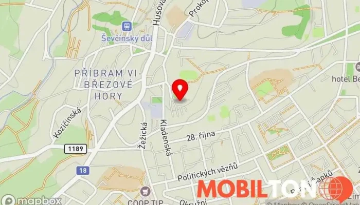 mapa Hornická hospoda Na Marii Restaurace v Důl Marie 653