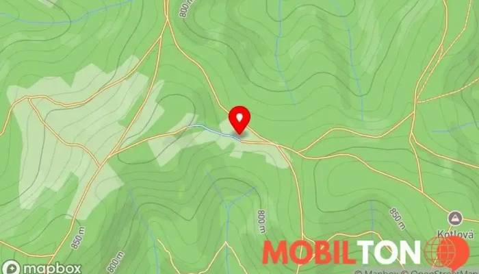 mapa Horský bufet Horní Bečva Restaurace v Horní Bečva