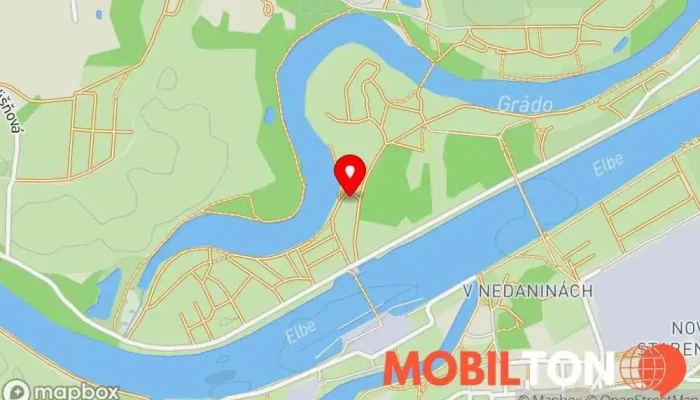 mapa Hospoda Grado Hospoda v Káraný