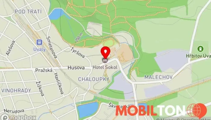 mapa Hospoda na dobrým místě Restaurace v nám. Arnošta z Pardubic 164