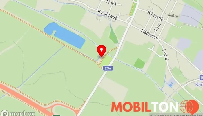 mapa Hospoda na hřišti Kačice Hospoda v Masarykova 367