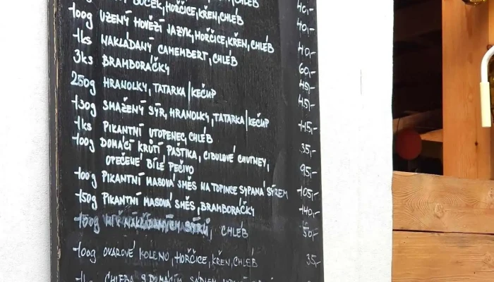 Hospoda Na Krete Menu - Mikovice